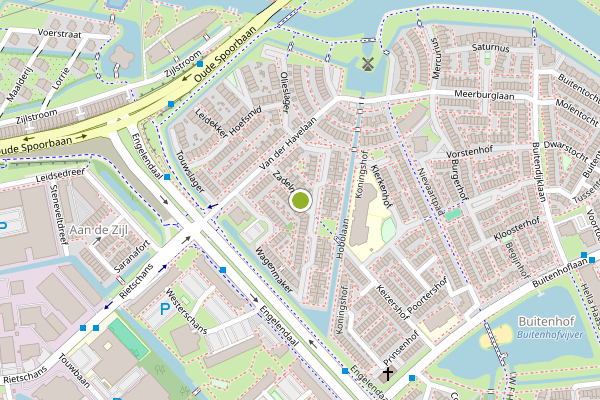 Ambulance-melding op Zadelmaker, Leiderdorp op 26 juli, kaart-overzicht