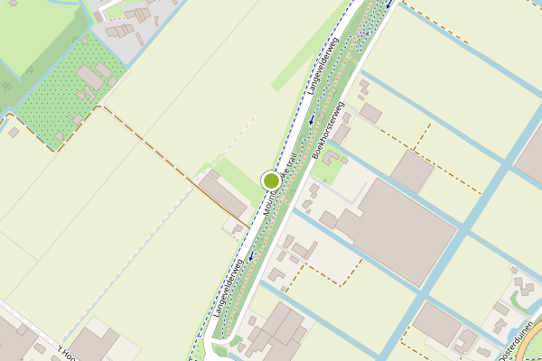 Ambulance-melding op Langevelderweg, Noordwijkerhout op 27 juli, kaart-overzicht