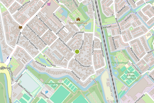 Ambulance-melding op Reigerslaan, Voorhout op 27 juli, kaart-overzicht