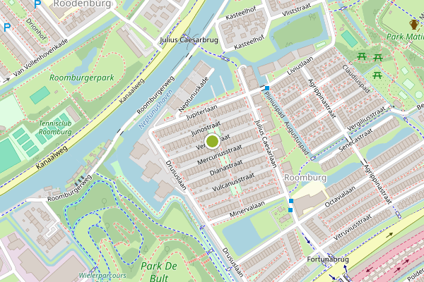 Ambulance-melding op Venusstraat, Leiden op 27 juli, kaart-overzicht