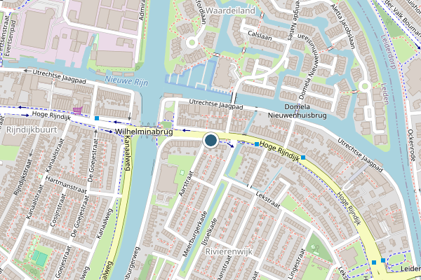 Politie-melding op Leiden op 31 juli, kaart-overzicht