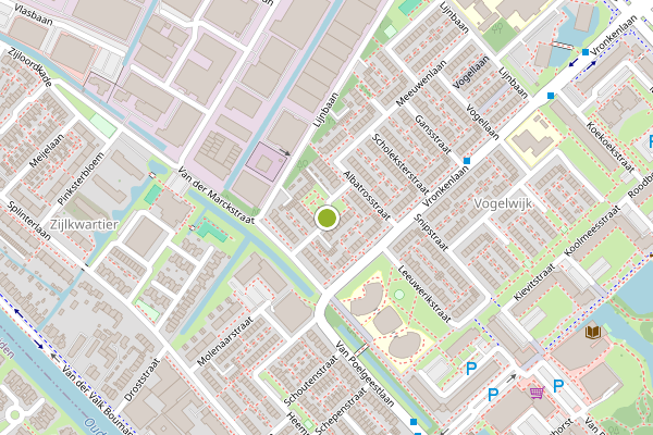Ambulance-melding op Sternstraat, Leiderdorp op 1 augustus, kaart-overzicht