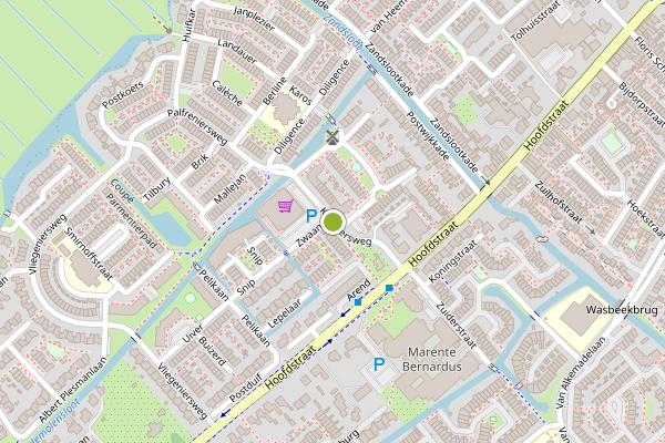 Ambulance-melding op Koetsiersweg, Sassenheim op 1 augustus, kaart-overzicht