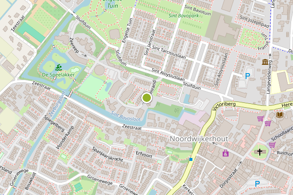 Ambulance-melding op Duinrand, Noordwijkerhout op 1 augustus, kaart-overzicht