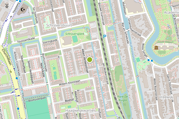 Ambulance-melding op Herman Gorterstraat, Leiden op 3 augustus, kaart-overzicht