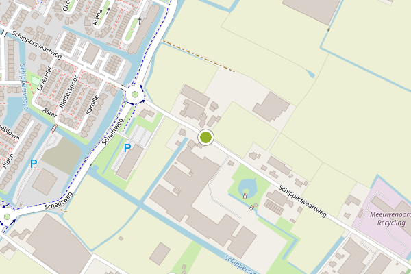 Ambulance-melding op Schippersvaartweg, Noordwijkerhout op 3 augustus, kaart-overzicht
