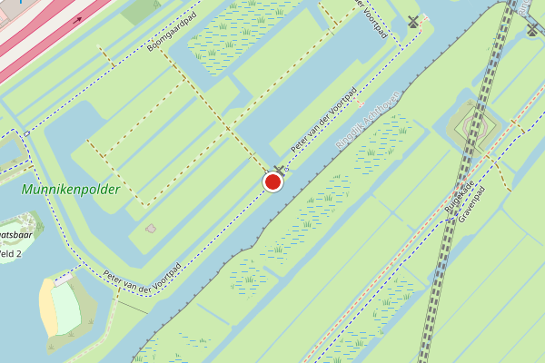 Brandweer-melding op Peter van der Voortpad, Leiderdorp op 3 augustus, kaart-overzicht