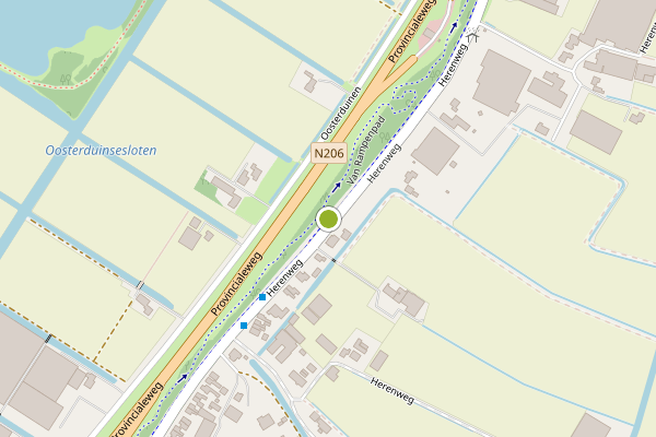 Ambulance-melding op Herenweg, Noordwijkerhout op 4 augustus, kaart-overzicht