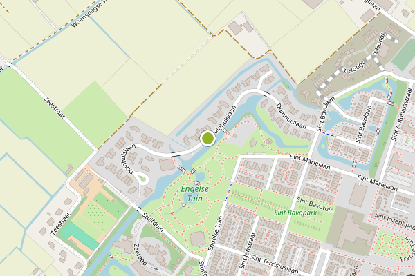 Ambulance-melding op Duinhuislaan, Noordwijkerhout op 4 augustus, kaart-overzicht