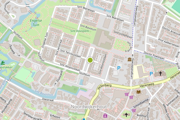 Ambulance-melding op Sint Paulusplantsoen, Noordwijkerhout op 4 augustus, kaart-overzicht