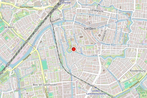 Brandweer-melding op Leiden op 5 augustus, kaart-overzicht