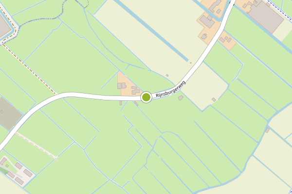 Ambulance-melding op Rijnsburgerweg, Voorhout op 5 augustus, kaart-overzicht