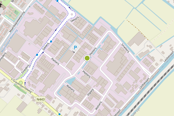 Ambulance-melding op Pletterij, Noordwijkerhout op 7 augustus, kaart-overzicht