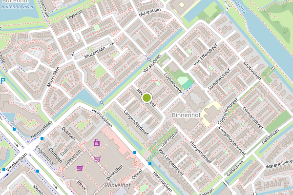 Ambulance-melding op Reviusdreef, Leiderdorp op 27 mei, kaart-overzicht