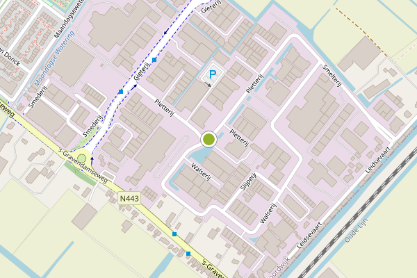 Ambulance-melding op Pletterij, Noordwijkerhout op 27 mei, kaart-overzicht