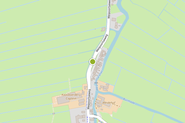 Ambulance-melding op Weipoortseweg, Zoeterwoude op 28 mei, kaart-overzicht