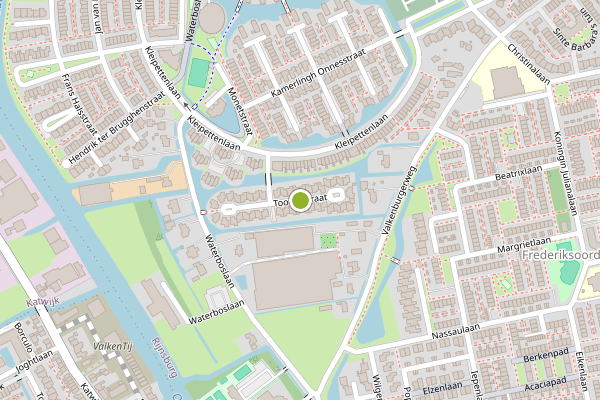 Ambulance-melding op Jan Tooropstraat, Katwijk op 29 mei, kaart-overzicht