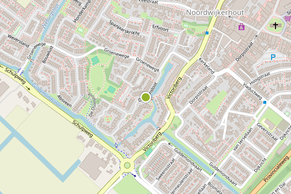 Ambulance-melding op De Duinsloot, Noordwijkerhout op 23 mei, kaart-overzicht