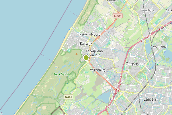 Ambulance-melding op speeltuin, Rijnsburg op 19 mei, kaart-overzicht