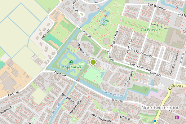 Ambulance-melding op Zeereep, Noordwijk op 29 mei, kaart-overzicht