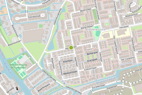Ambulance-melding op Nassaulaan, Rijnsburg op 29 mei, kaart-overzicht