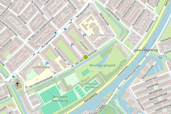 Ambulance-melding op Van Vollenhovenkade, Leiden op 30 mei, kaart-overzicht