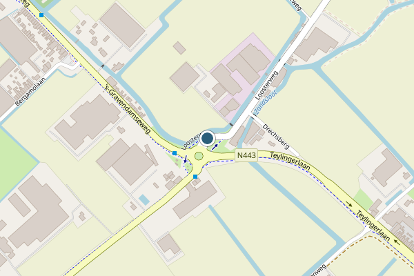 Politie-melding op Loosterweg, Voorhout op 30 mei, kaart-overzicht