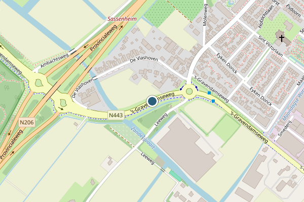 Politie-melding op 's-Gravendamseweg, Noordwijkerhout op 31 mei, kaart-overzicht