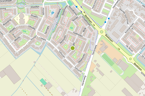Ambulance-melding op Zager, Noordwijk op 1 juni, kaart-overzicht