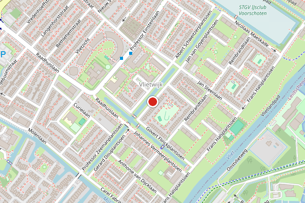 Brandweer-melding op Jan van Goyenplantsoen, Voorschoten op 1 juni, kaart-overzicht