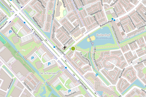 Ambulance-melding op Cor Gordijnsingel, Leiderdorp op 1 juni, kaart-overzicht