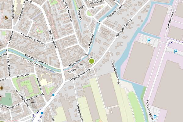 Ambulance-melding op Kwakelsteeg, Rijnsburg op 2 juni, kaart-overzicht