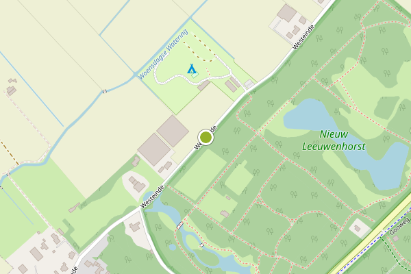 Ambulance-melding op Westeinde, Noordwijk op 3 juni, kaart-overzicht