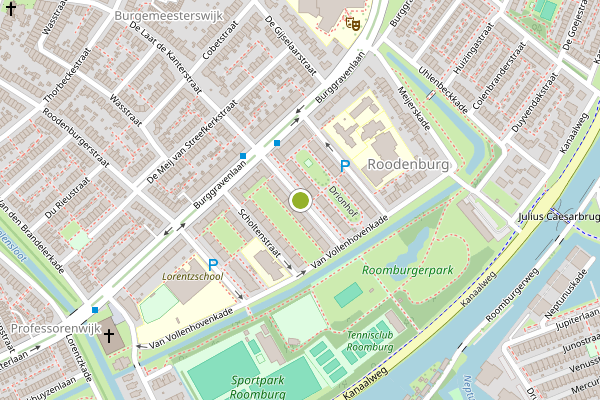 Ambulance-melding op Moddermanstraat, Leiden op 4 juni, kaart-overzicht