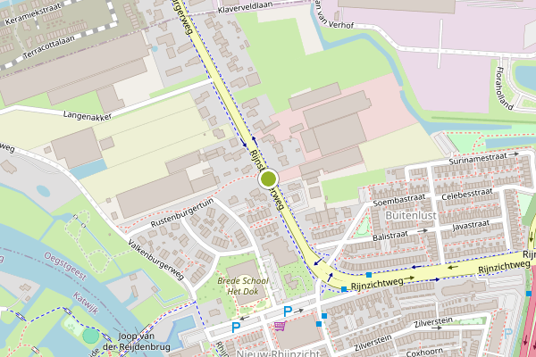 Ambulance-melding op Oude Rijnsburgerweg, Oegstgeest op 5 juni, kaart-overzicht