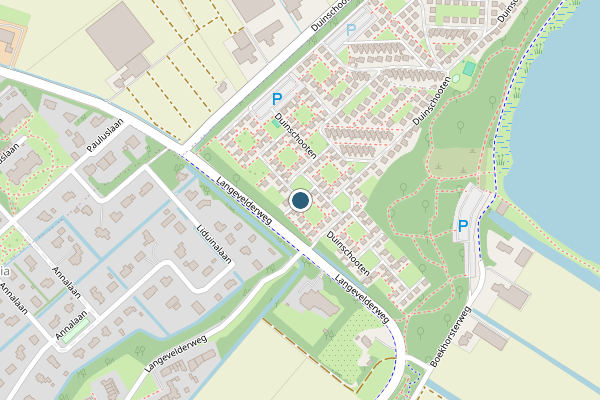 Politie-melding op Duinschooten, Noordwijkerhout op 7 juni, kaart-overzicht