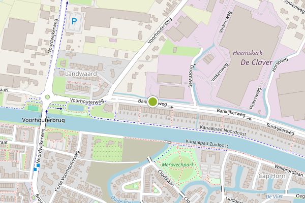Ambulance-melding op Bankijkerweg, Rijnsburg op 8 juni, kaart-overzicht