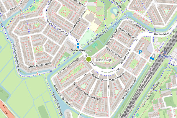 Ambulance-melding op Joke Smitstraat, Leiden op 8 juni, kaart-overzicht