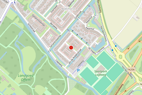 Brandweer-melding op Gerrit Heeringastraat, Noordwijk op 9 juni, kaart-overzicht
