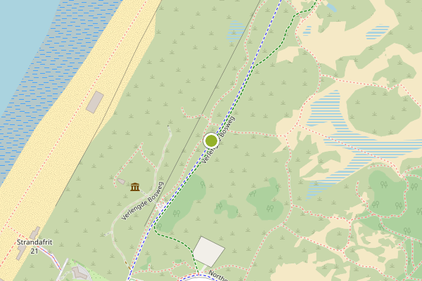Ambulance-melding op Nieuwe Zeeweg, Noordwijk op 11 juni, kaart-overzicht