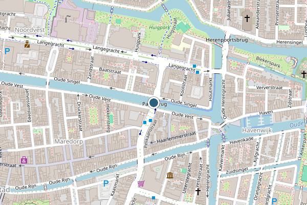 Politie-melding op Klokpoort, Leiden op 11 juni, kaart-overzicht