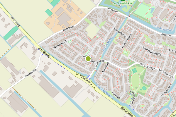 Ambulance-melding op Weversland, Noordwijkerhout op 12 juni, kaart-overzicht