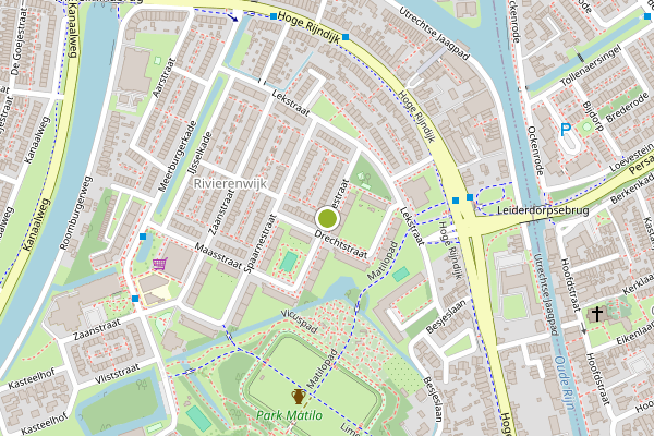 Ambulance-melding op Lingestraat, Leiden op 12 juni, kaart-overzicht