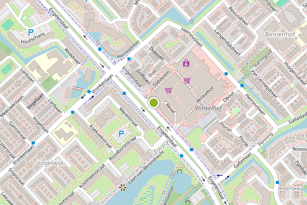 Ambulance-melding op Reaal, Leiderdorp op 14 juni, kaart-overzicht