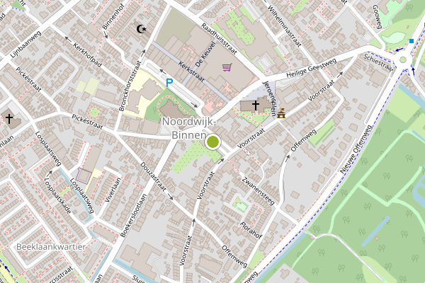 Ambulance-melding op Lindenplein, Noordwijk op 14 juni, kaart-overzicht