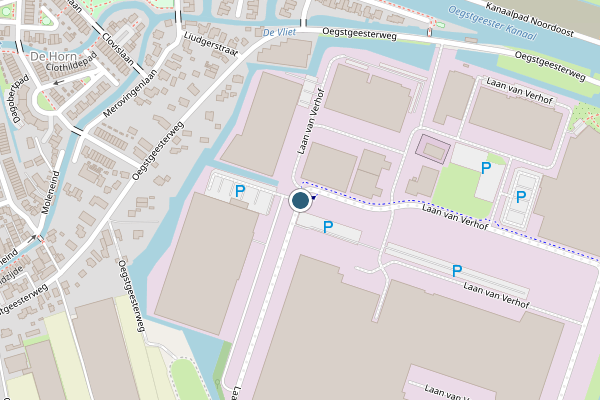 Politie-melding op Laan van Verhof, Rijnsburg op 14 juni, kaart-overzicht