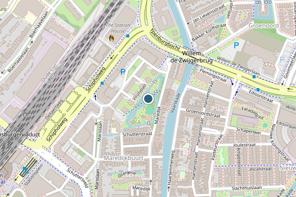 Politie-melding op Maredijksepolderpad, Leiden op 15 juni, kaart-overzicht