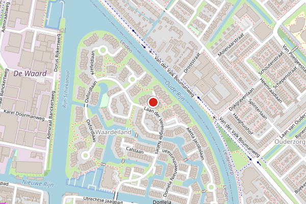 Brandweer-melding op Schaepmanplein, Leiden op 15 juni, kaart-overzicht