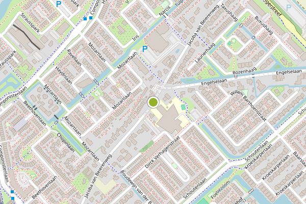 Ambulance-melding op Jacoba van Beierenweg, Voorhout op 15 juni, kaart-overzicht