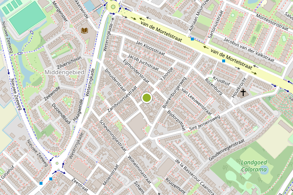 Ambulance-melding op Katwijksestraat, Noordwijk op 15 juni, kaart-overzicht